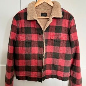 Saint Laurent Paris RARE flannel Shearling Jacket